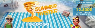 Summer Twister sur Unibet du 11 juillet au 28 août